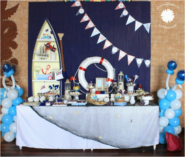 sailor bear 1st birthday party
