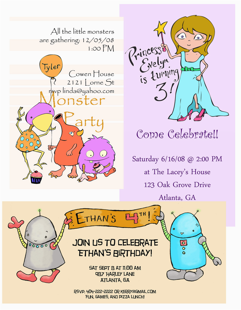 sample party invitation template