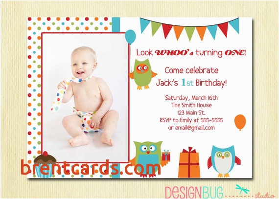 sample of birthday invitation cards 1 year old