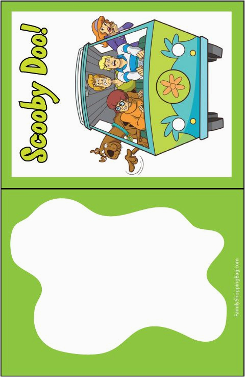 scooby the gang invitation printables pinterest