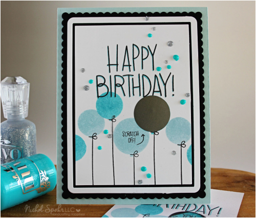 simon says stamp september card kit happy birthday scratch off card giveaway