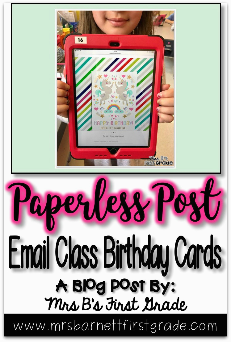 sending birthday cards with paperless