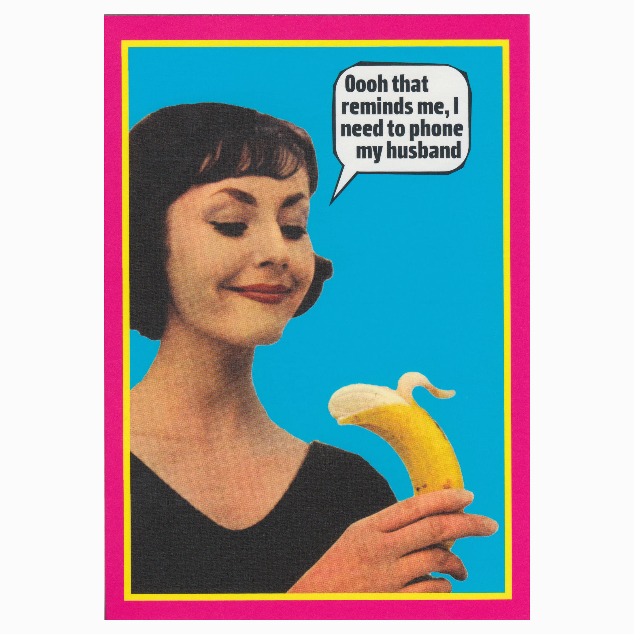 Sexy Birthday Card for Husband I Need to Phone My Husband Greeting Card Retro Adult