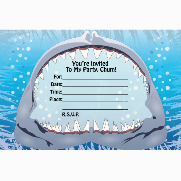 Shark Birthday Invitations Free Printables Fill In Birthday Invitations Ideas Bagvania Free