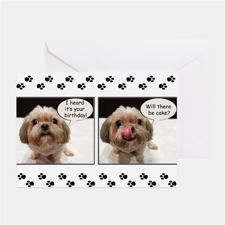 shih tzu birthday greeting cards card ideas sayings