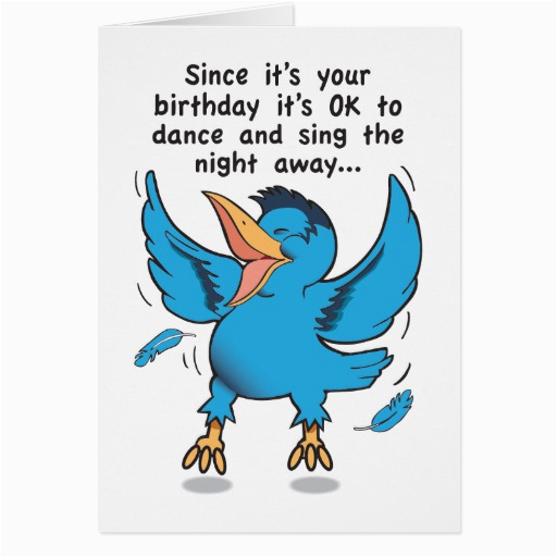 dance and sing birthday card 137390116422854863