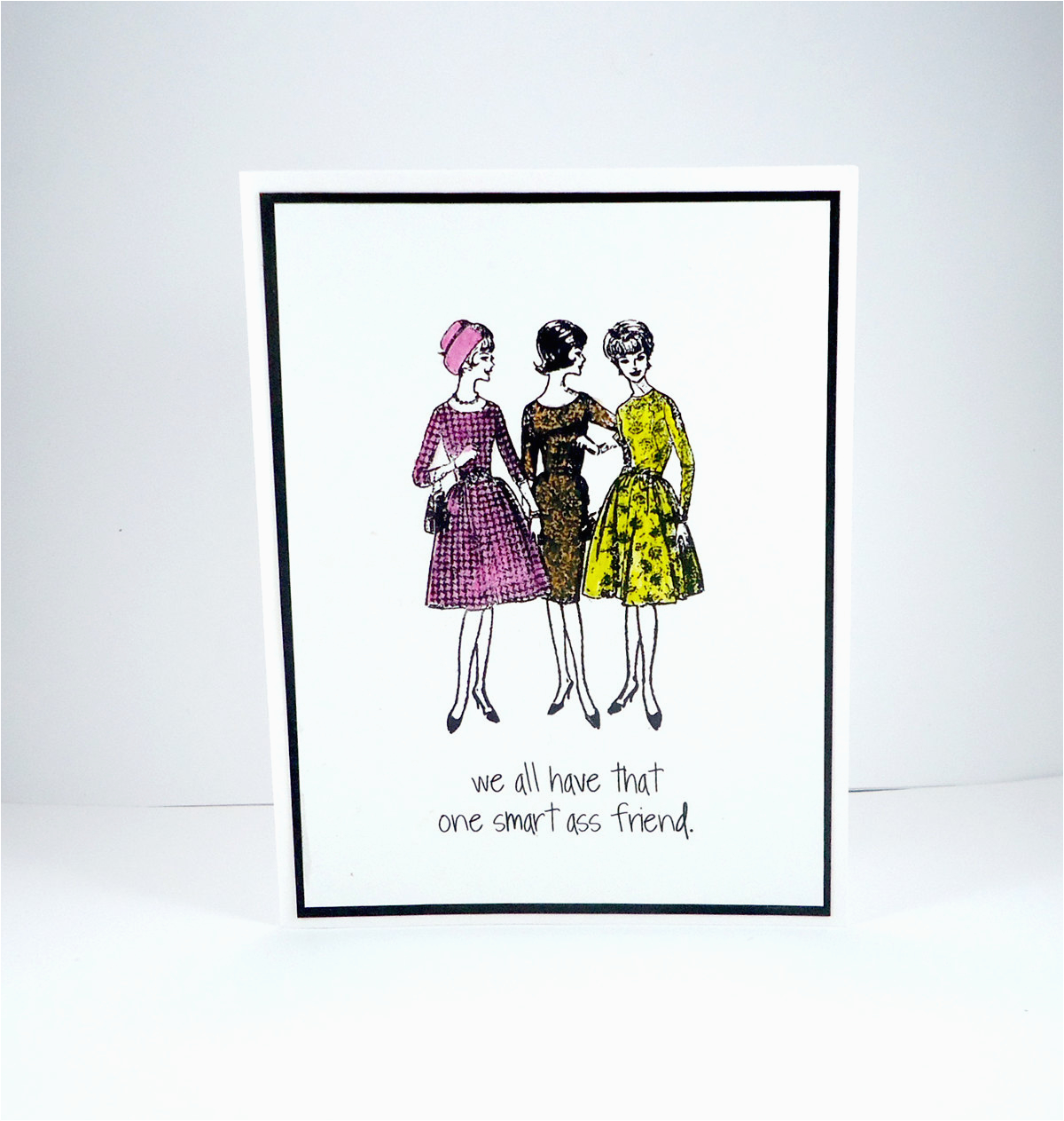 smart ass friend card funny birthday