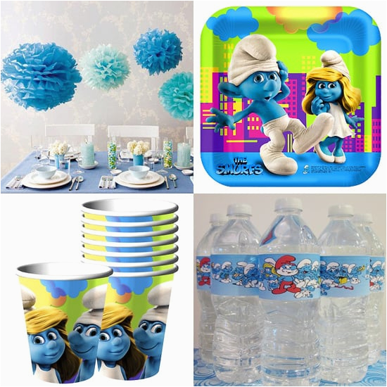 smurfs party decorations