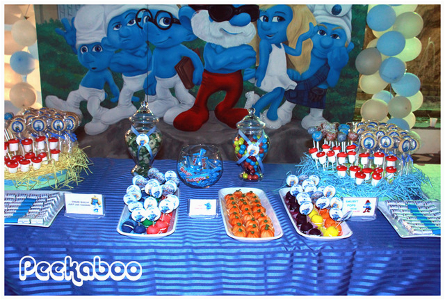 smurf party ideas
