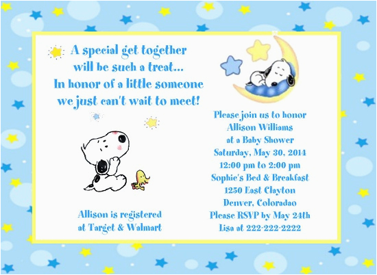 snoopy birthday invitations ideas