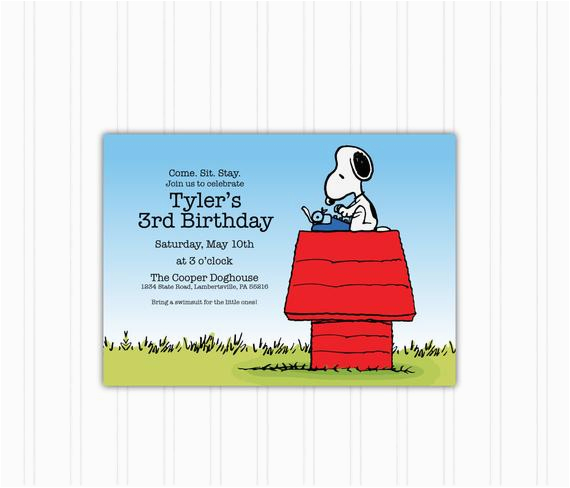 snoopy doghouse peanuts birthday