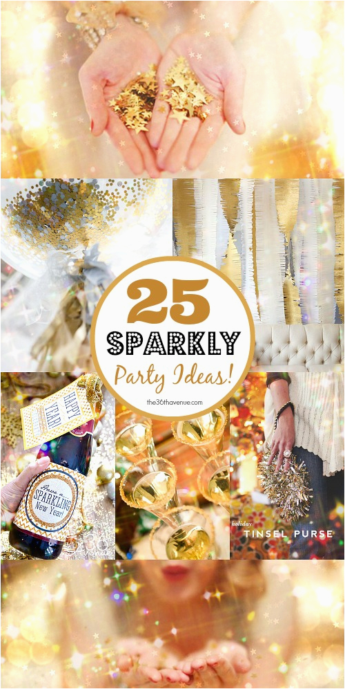 25 diy sparkly ideas new years