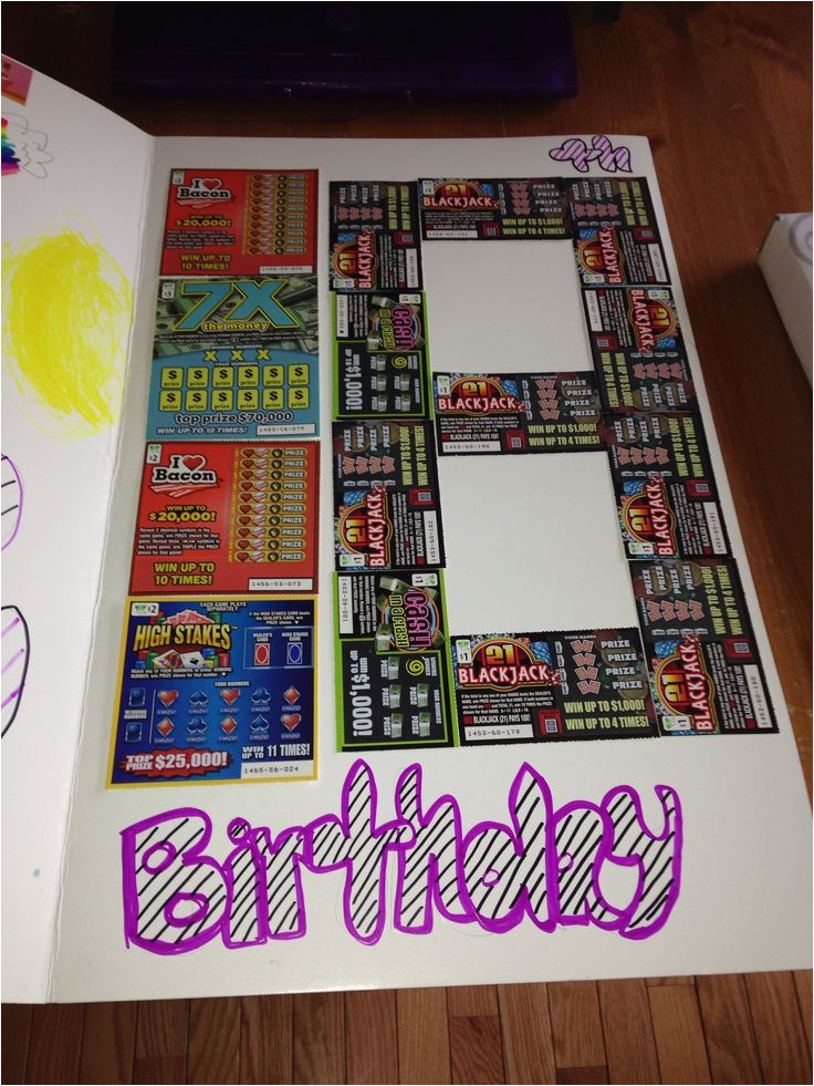 scratch off lottery tickets great 18th birthday idea