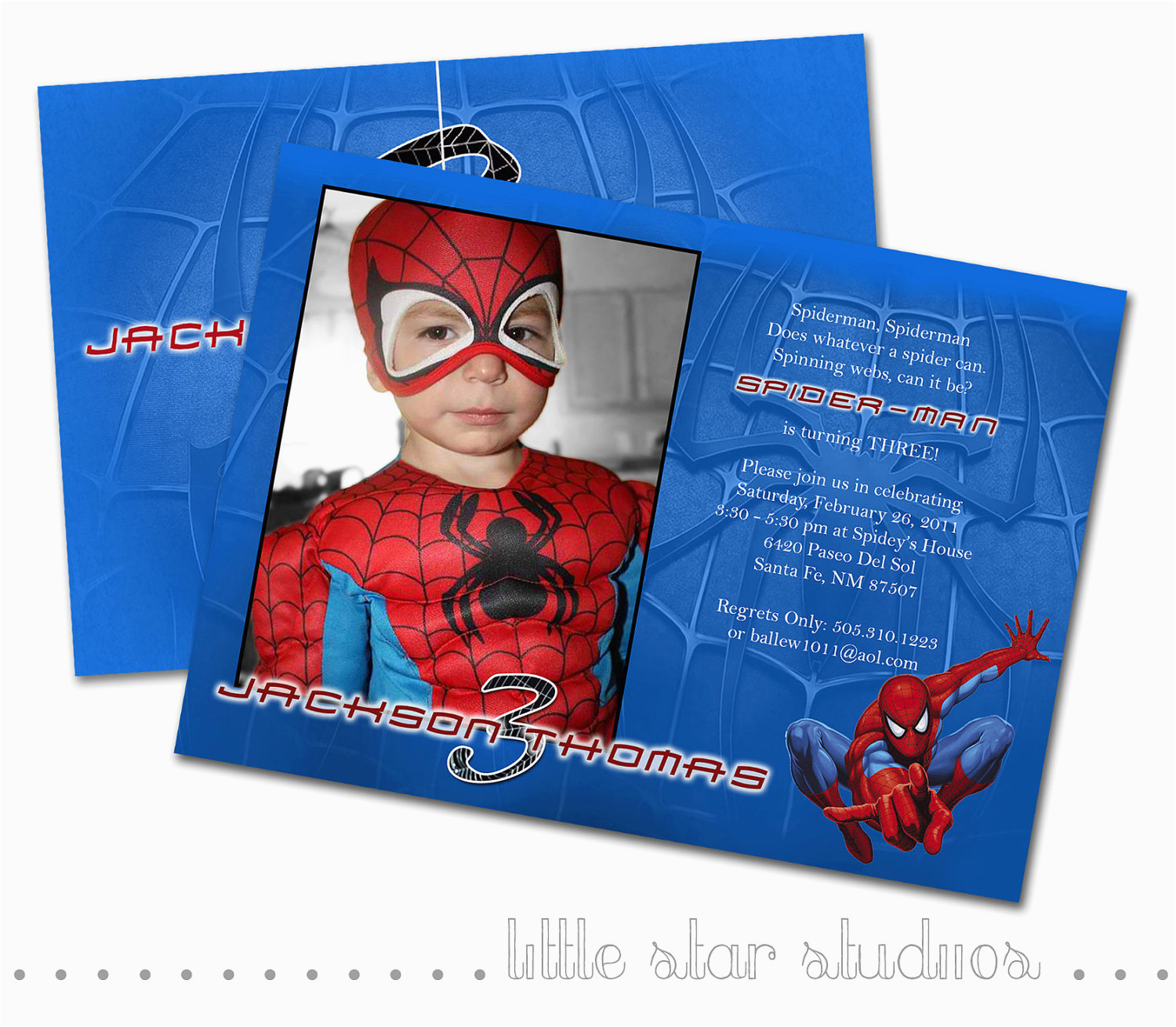spiderman custom photo birthday