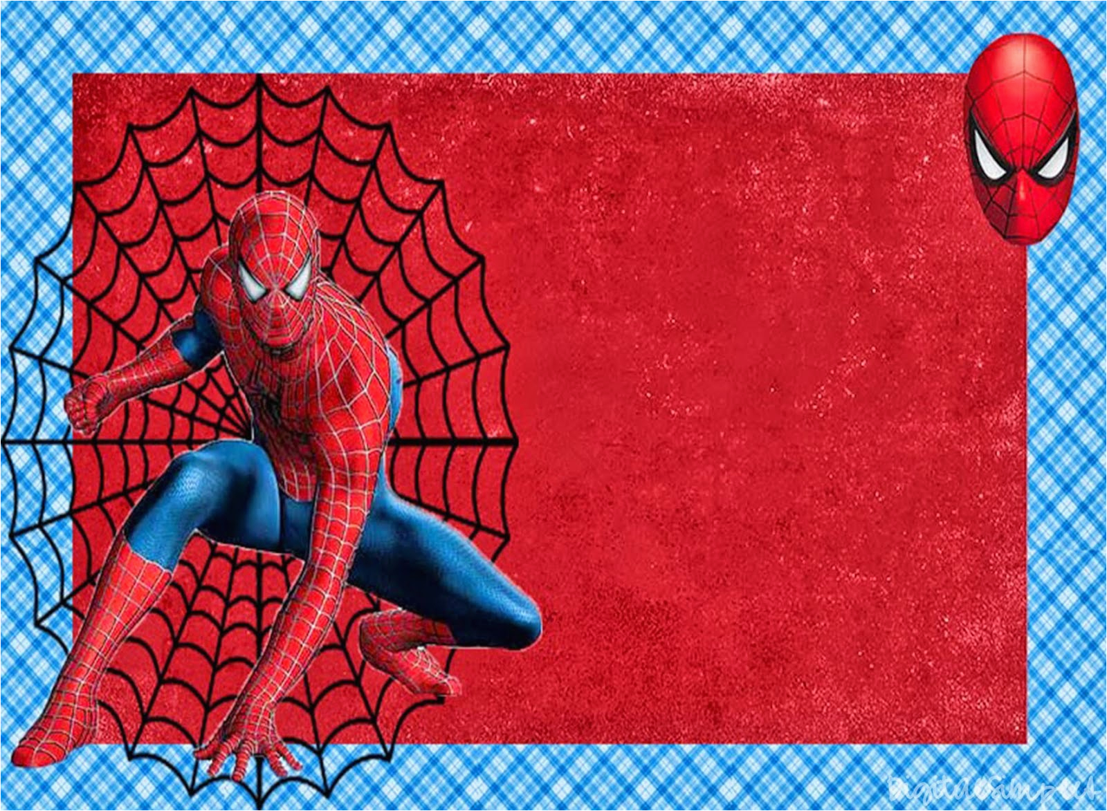 spiderman free printable invitations