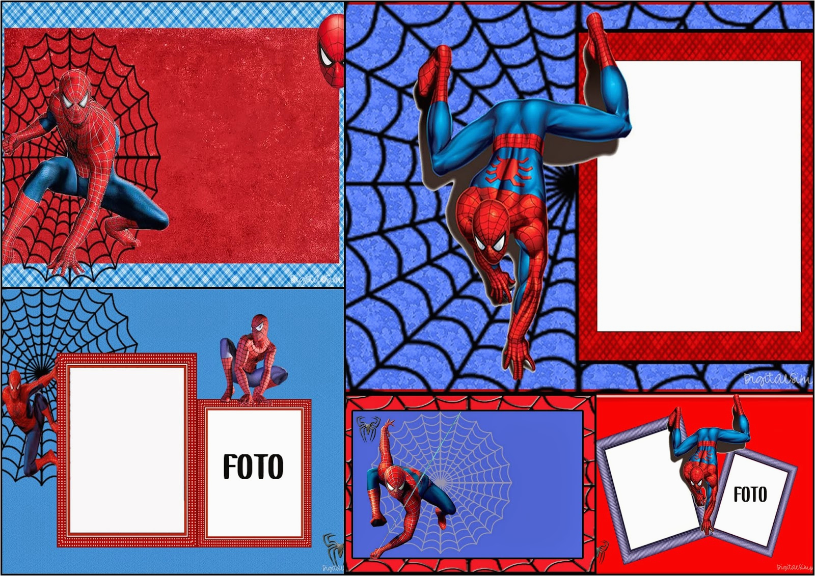 spiderman free printable invitations
