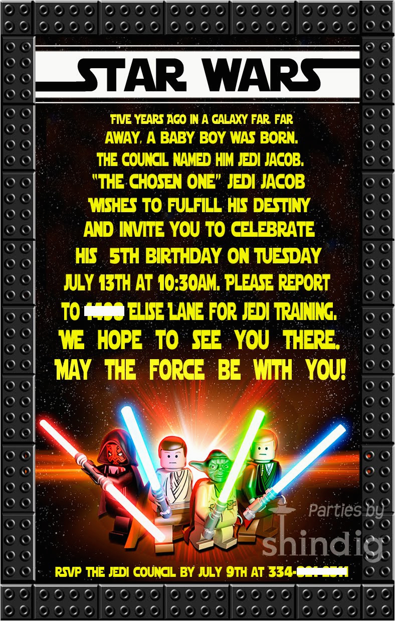 star wars party details