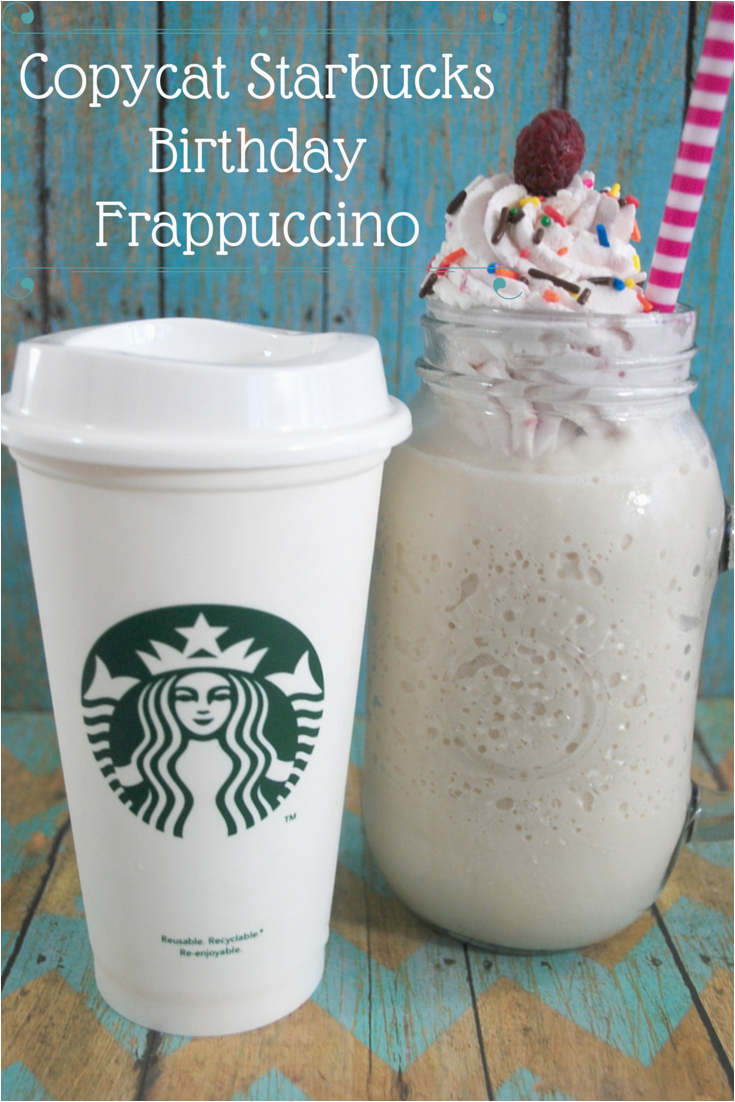 copycat starbucks birthday frappuccino recipe