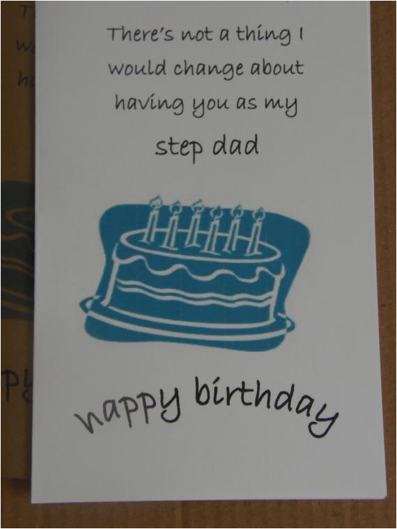 step dad birthday card father birthday