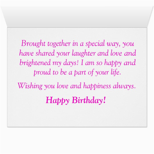 step daughter birthday card zazzle com