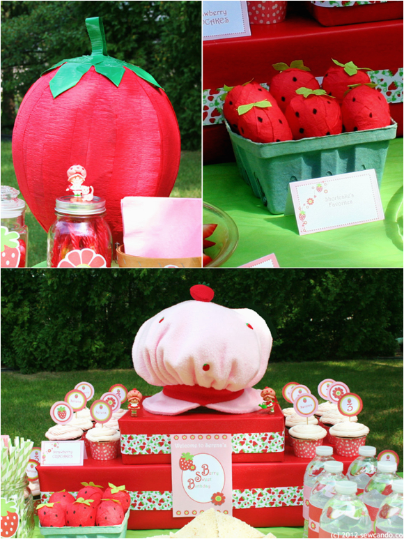 strawberry shortcake birthday party 3