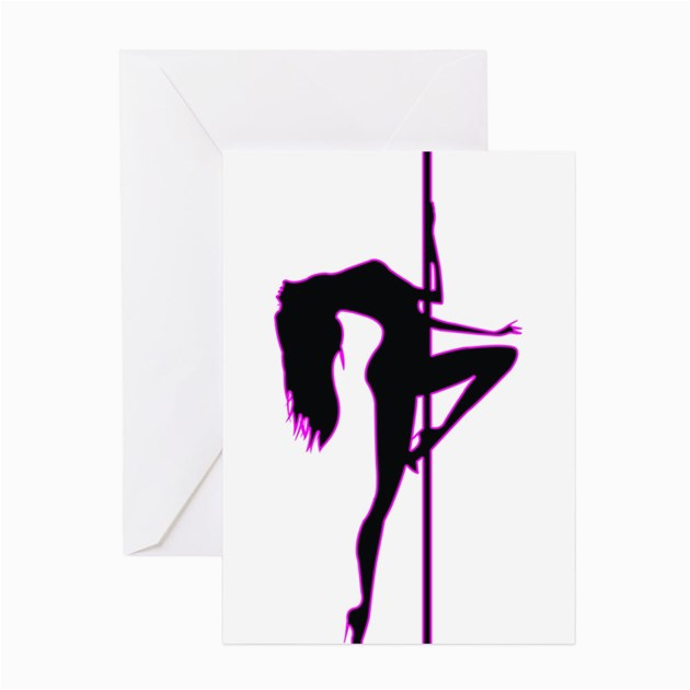stripper strip club pole dancer greeting cards productid 904104552