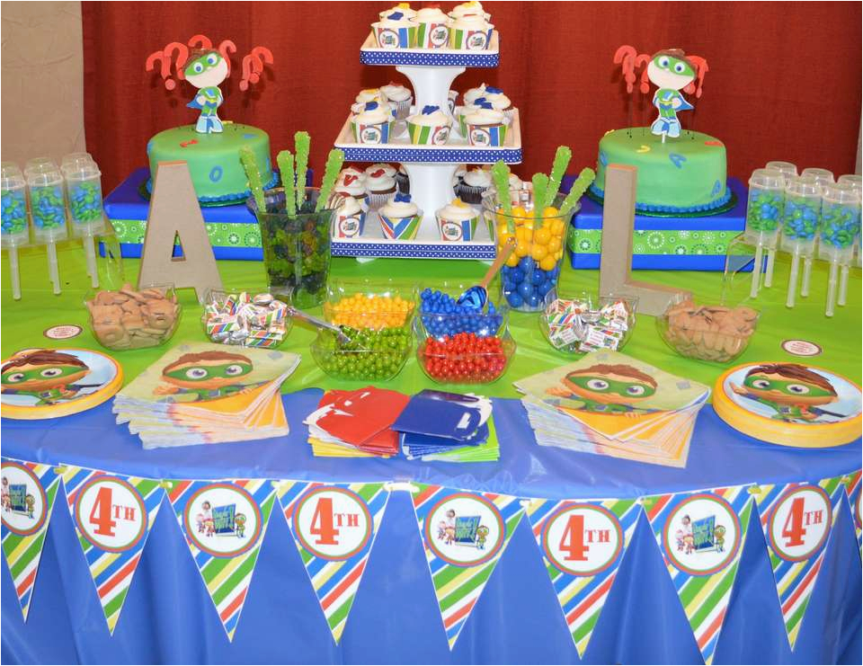 Super why Birthday Decorations Super why Birthday Quot Super why 4th Birthday Twins