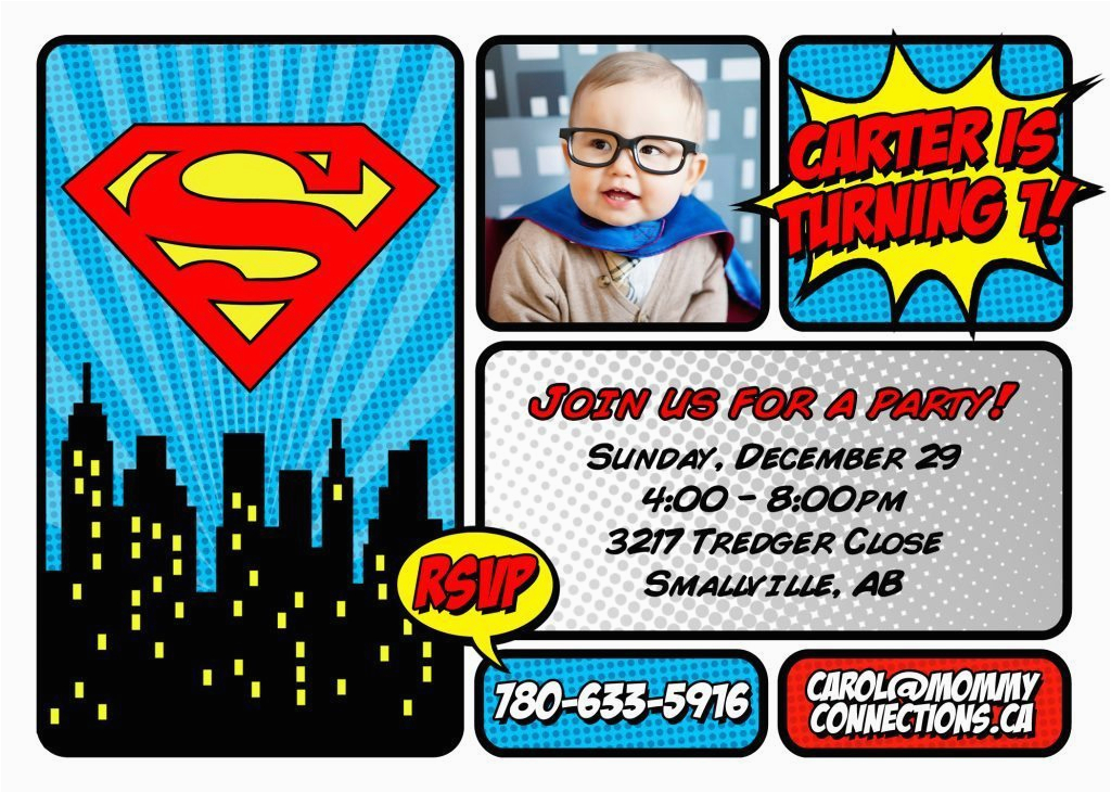 superman first birthday party