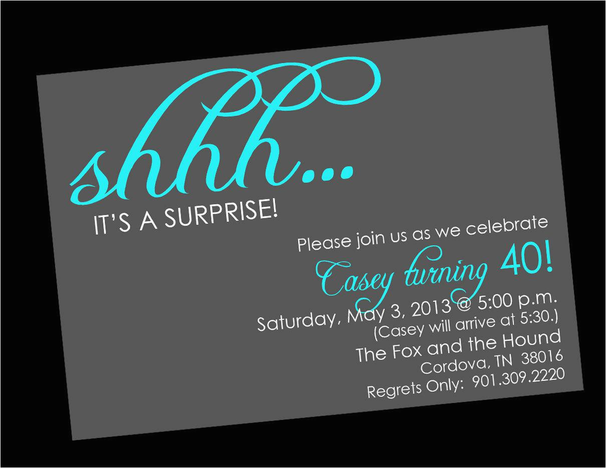 surprise birthday invitations