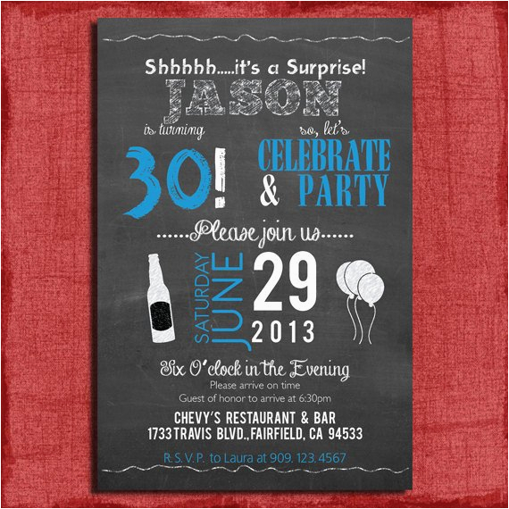 surprise 21st 30th 40th 50th chalkboard 2
