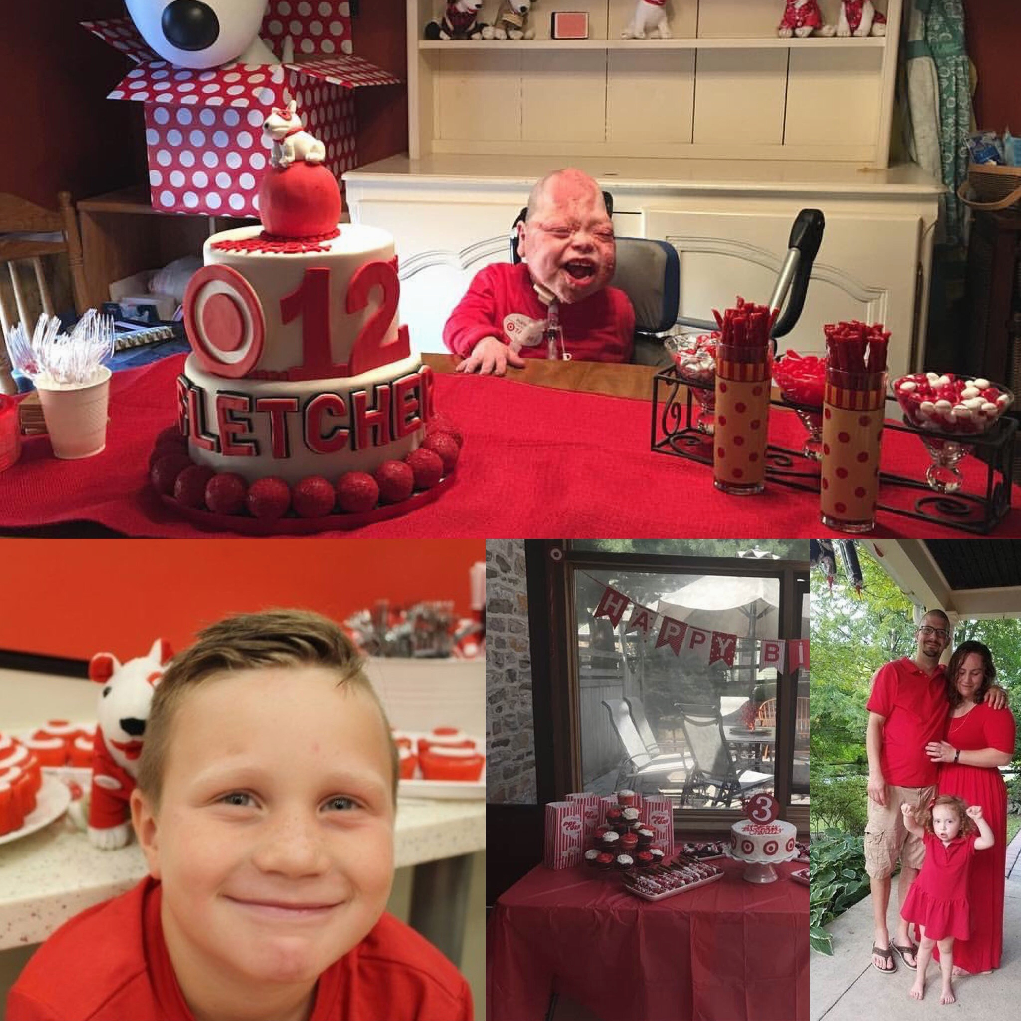 viral target themed birthday parties