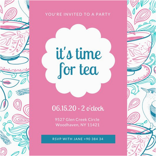 tea party invitation kinderhooktap com