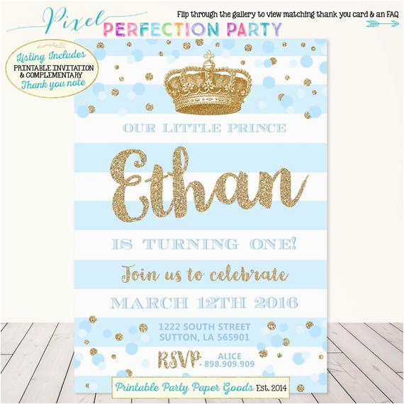 prince birthday invitation little prince