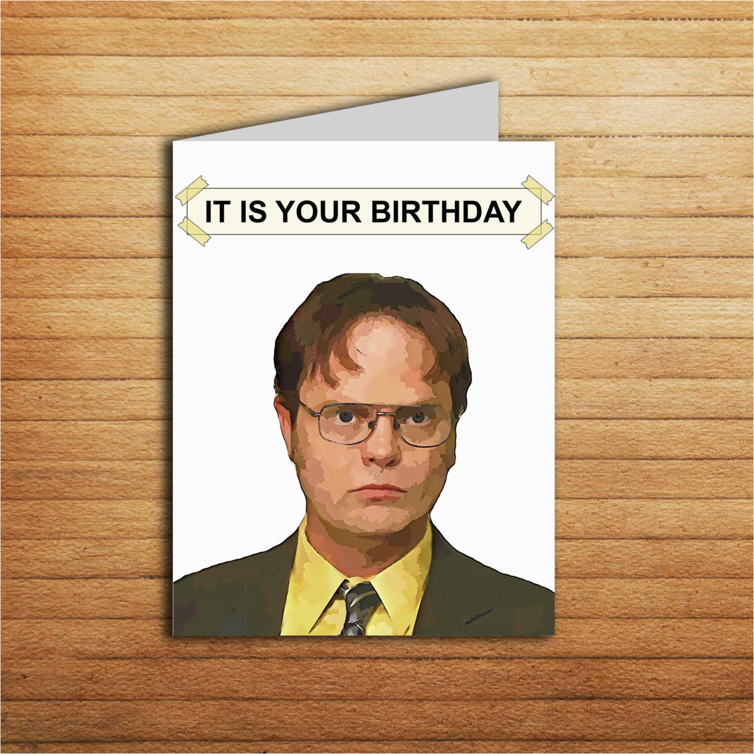 the office birthday card office tv show