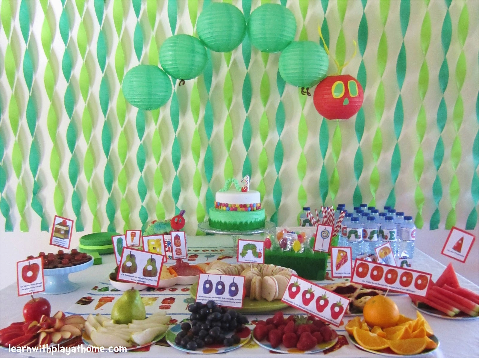 very hungry caterpillar party