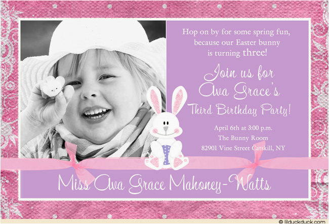 3rd birthday party invitation wording ideas