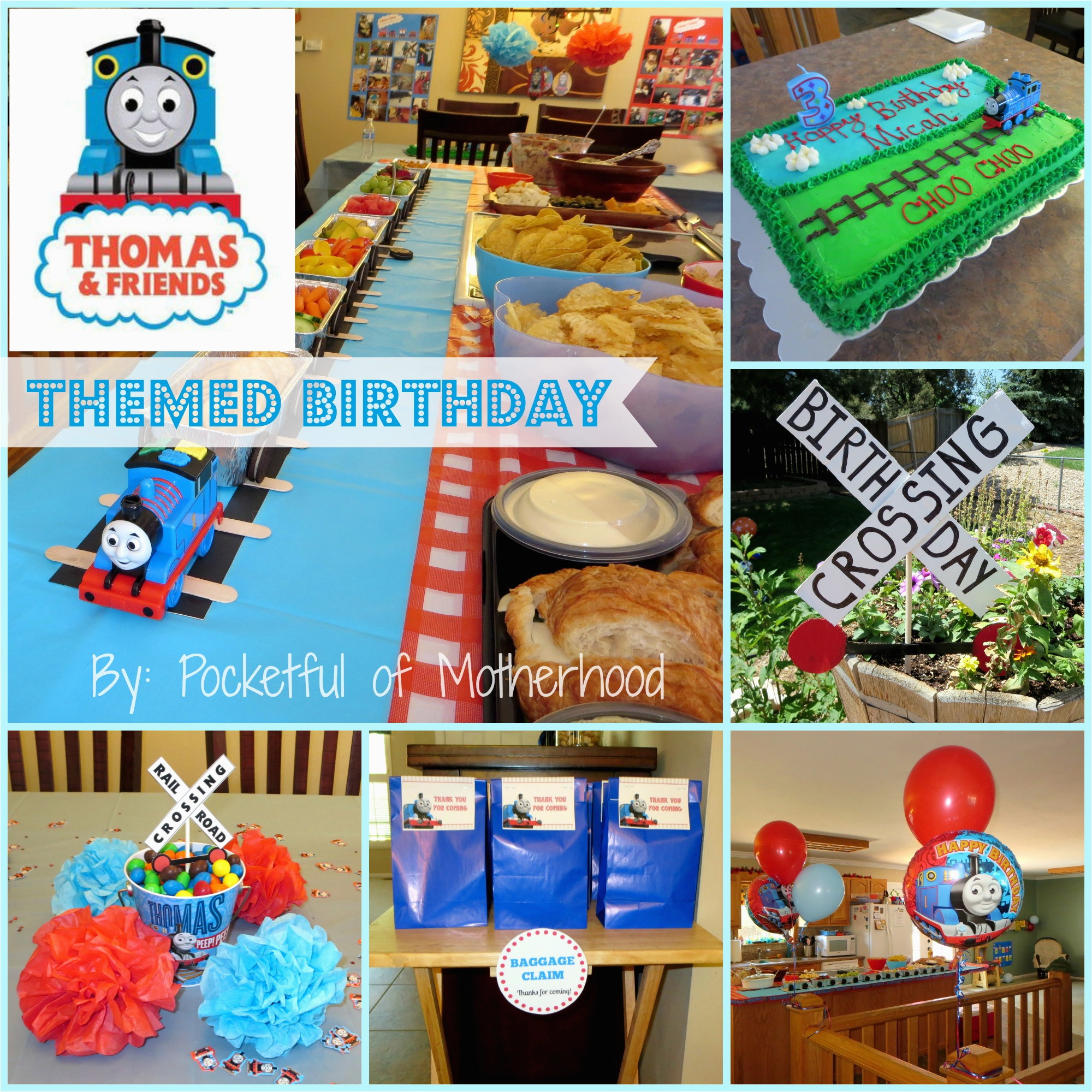 thomas and friends themed birthday party
