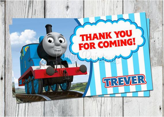 thomas the train favor tags printable birthday by