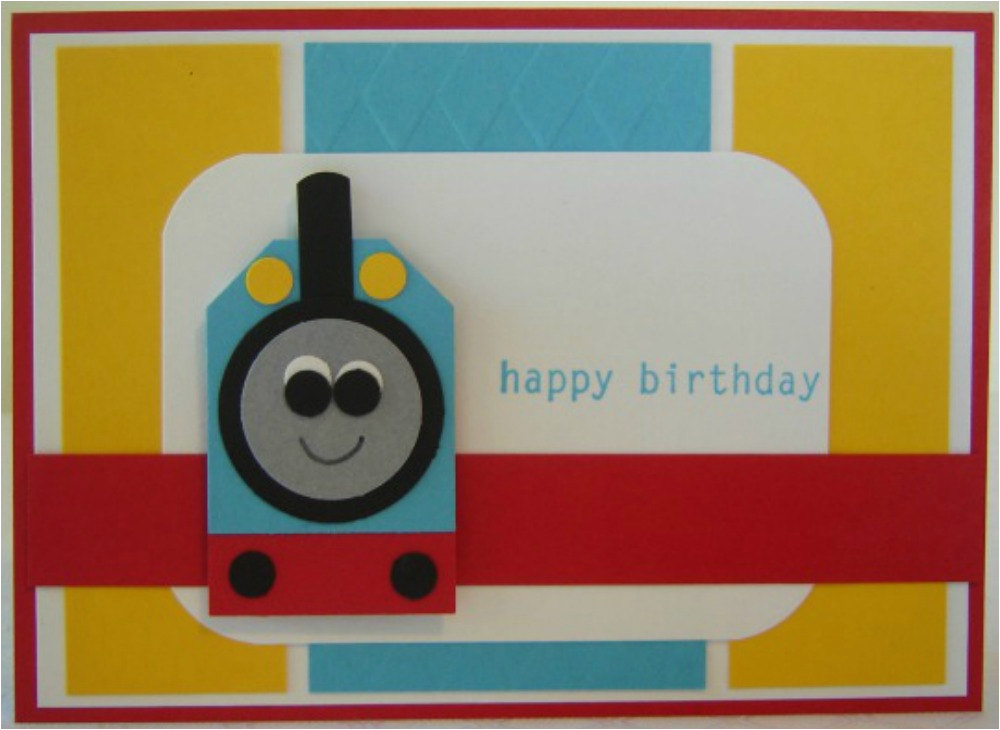 thomas the train birthday card