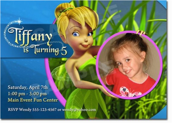 great tinkerbell birthday invitation ideas