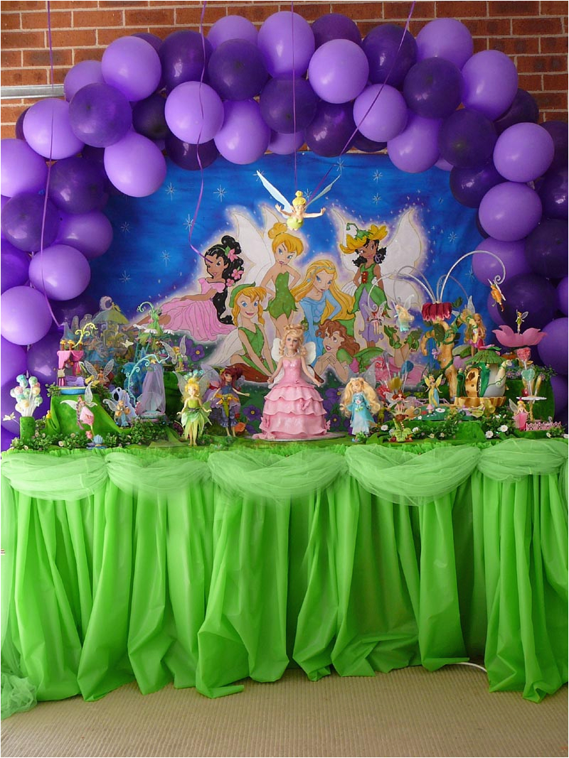 tinkerbell balloons decorations