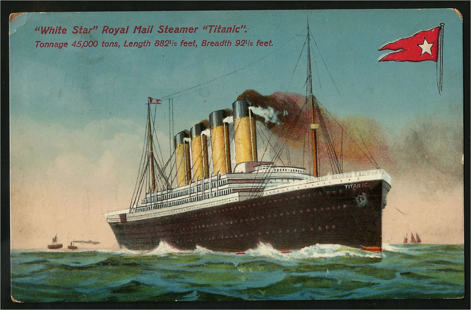 Titanic Birthday Card A Relatively Rare Quot Titanic Quot Postcard ...