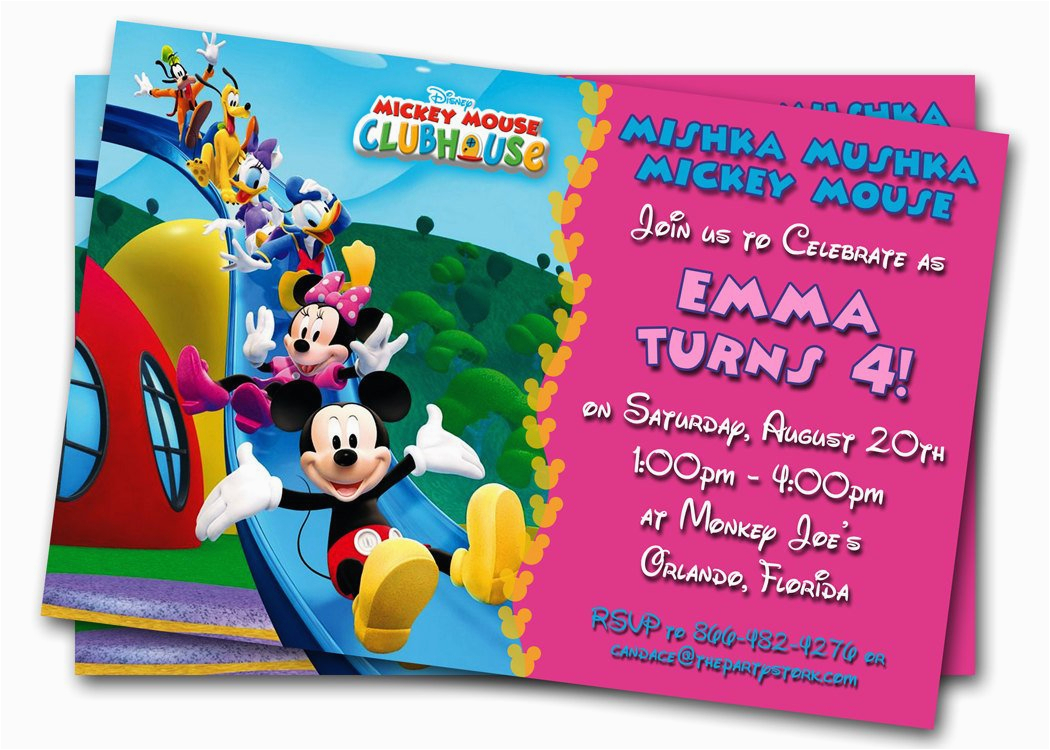 minnie mouse birthday invitations