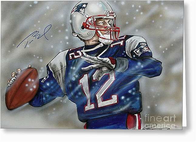 new england patriots greeting cards for sale