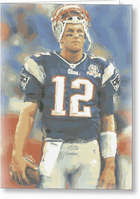 new england patriots greeting cards for sale