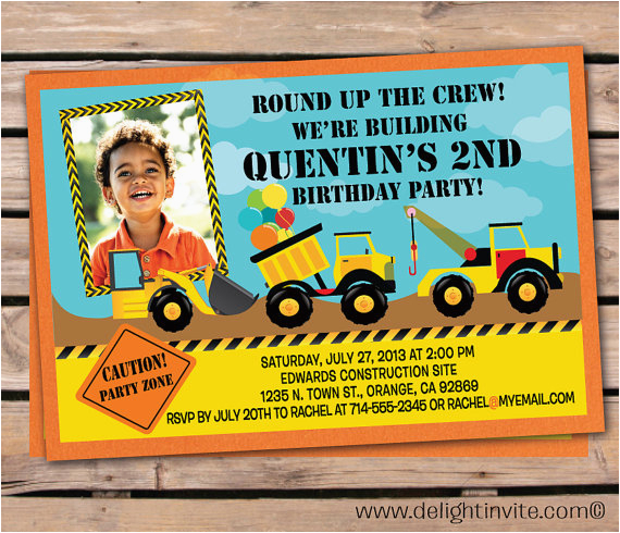 Tonka Truck Birthday Invitations BirthdayBuzz