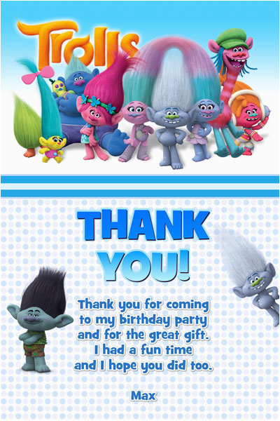 trolls invitations birthday party printable general