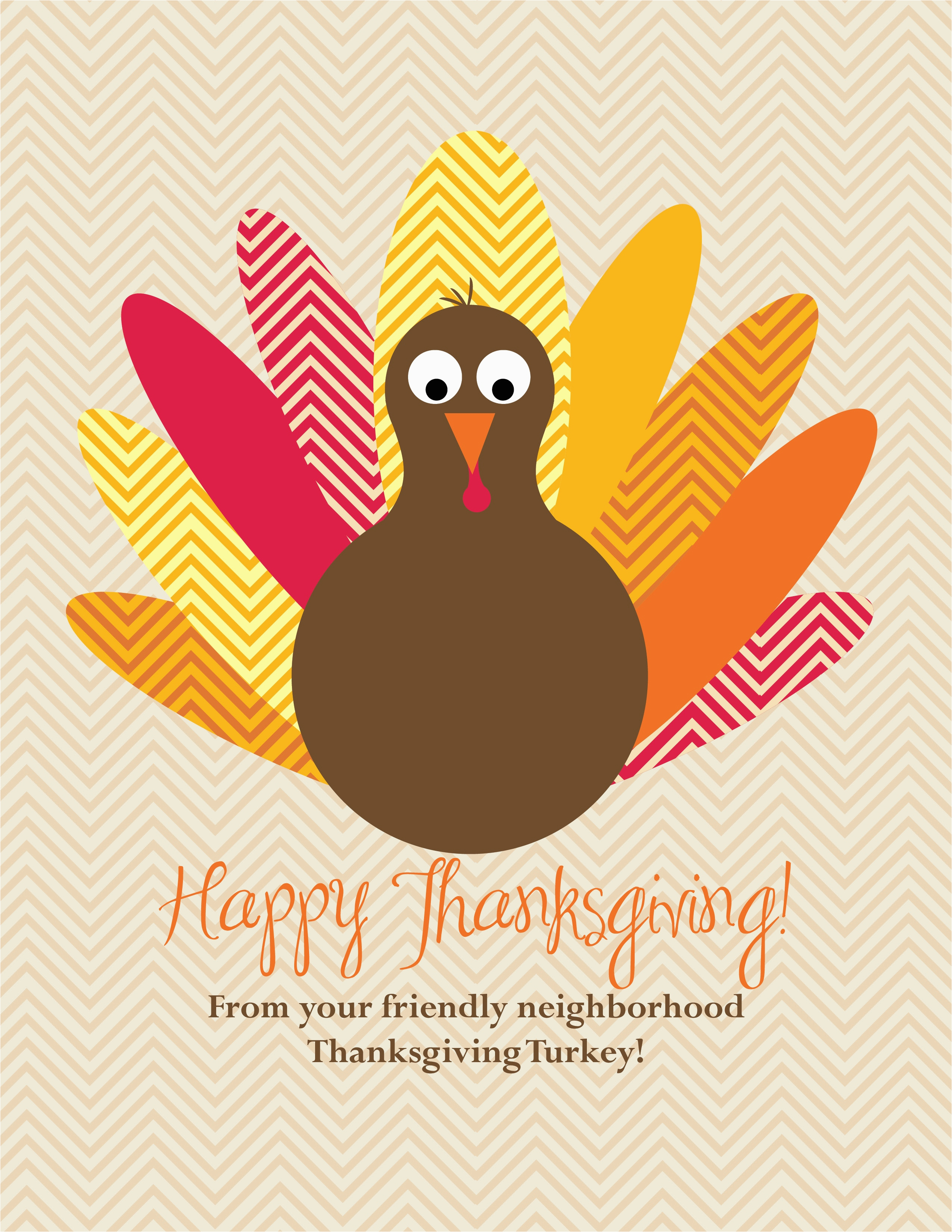 printable birthday card with a turkey awesome thanksgiving