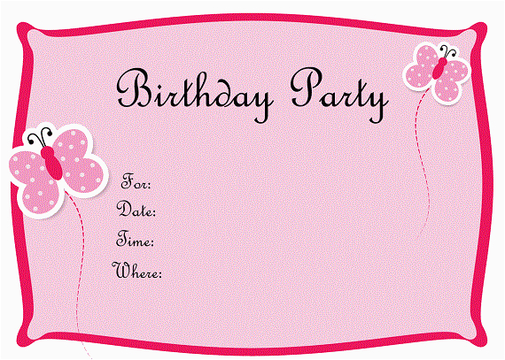 free printable birthday invitations for tweens