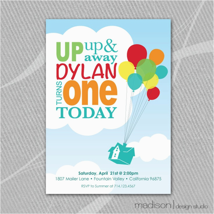 Up Movie Birthday Invitations 17 Best Images About Quot Up Quot theme Party On Pinterest Party